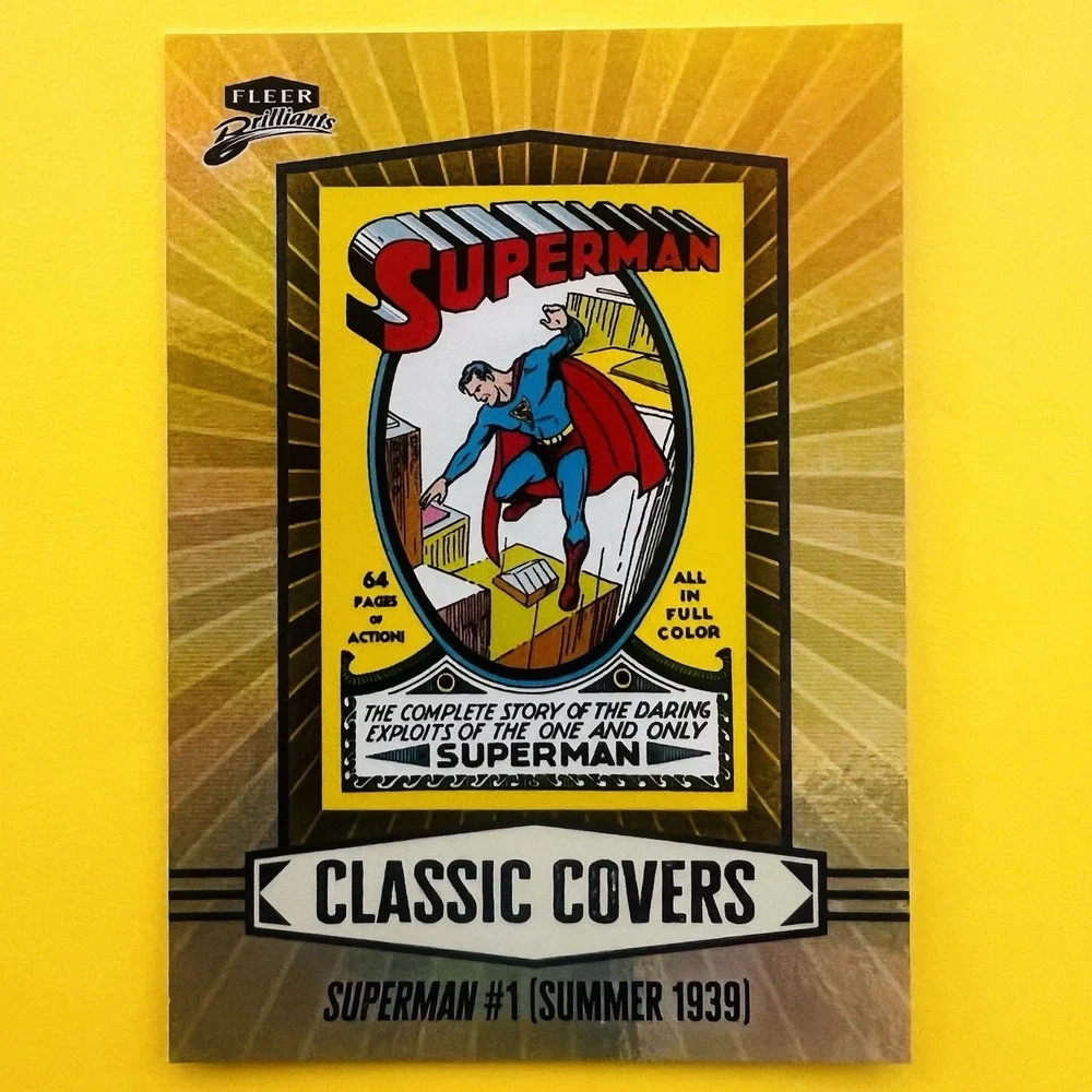 2025 Fleer Upper Deck ‎ Brilliants Superman Classic Covers #CC-2 Superman #1 DC